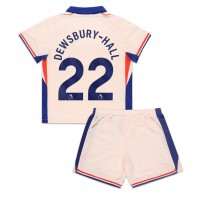 Camisa de Futebol Chelsea Kiernan Dewsbury-Hall #22 Equipamento Secundário Infantil 2024-25 Manga Curta (+ Calças curtas)